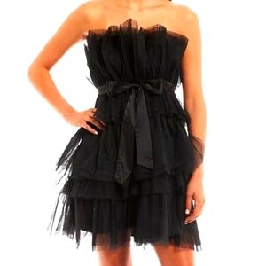 Mini ruffle party dress, size Medium, brand new, never worn